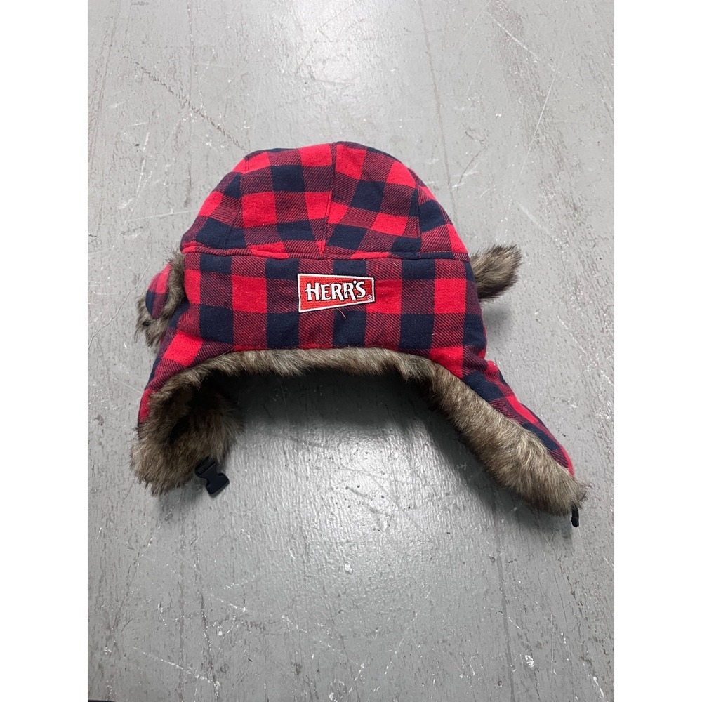 Melonwear Philadelphia Phillies Aviator Hat Unisex Red Herr's Snacks Patch Cap - Picture 3 of 4